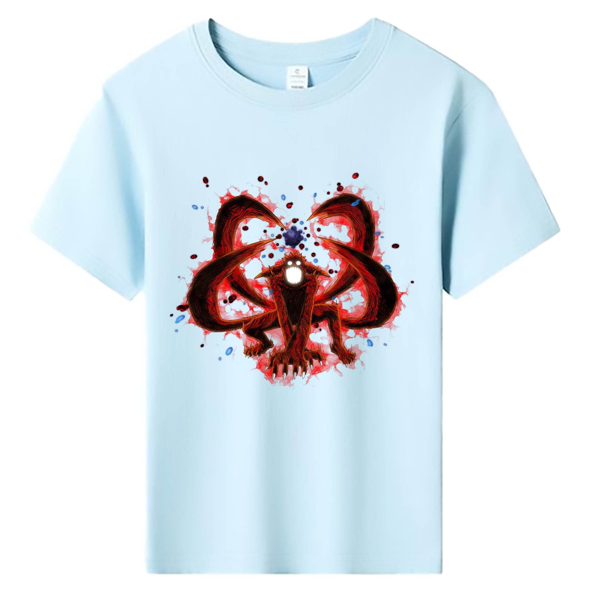 （画像用） NARUTO -ナルト- うずまき ナルト Uzumaki Naruto 綿100％キッズTシャツ（フロントプリント）